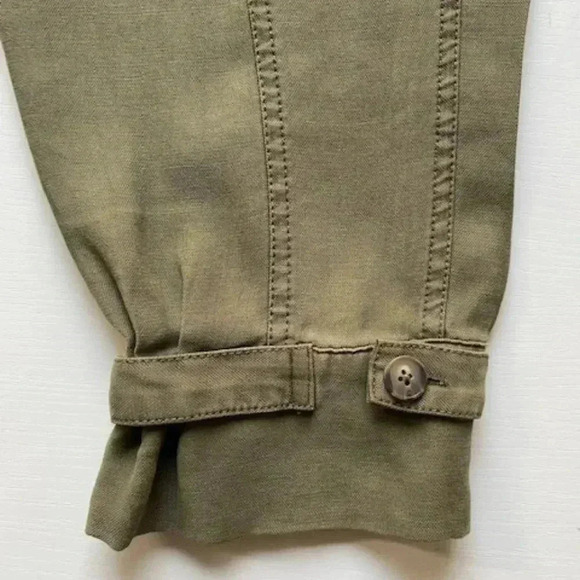 Soft Surroundings Neelandra Pull-on Pants Green Olive Size S - Picture 7 of 14